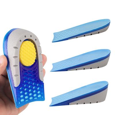 China Breathable Shock Absorbing Insole Shoe Insert Tape Cushion Velor Heel Lift Insert Increased Tape Size for sale