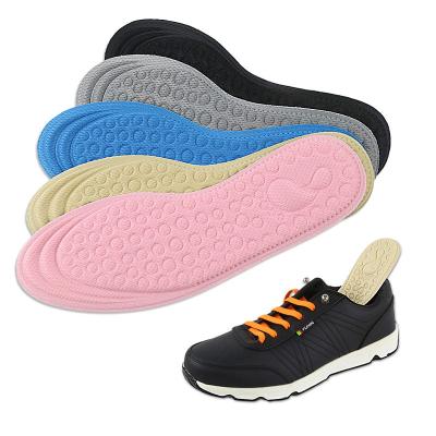 China Memory Foam 4D Kids Sponge Insole Mesh Breathable Kids Memory Foam Insoles Flat Feet Cut To Size for sale