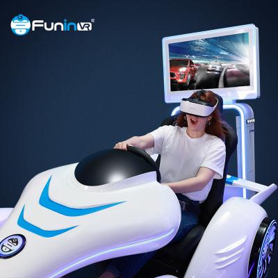 China Metal FuninVR vr car simulator recreation 9d vr simulator with motion platform vr racing simulator for sale