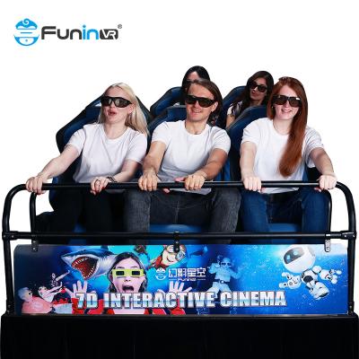 China Rain 5d Cinema Chair 6d Roller Coaster Simulator for sale