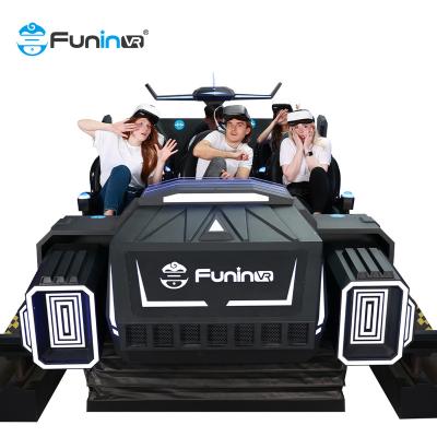 China Metal vr theme park 9d vr game machine 6 seat vr 9d cinema for sale