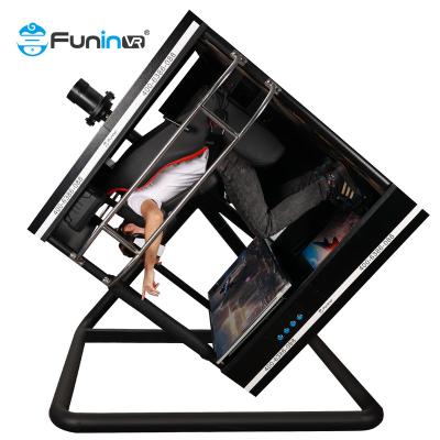 China Steel metal 720 degree rotated fly machine vr machine 9d virtual reality spinning 360 fly training simulator for sale