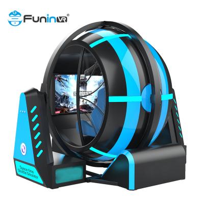 China Fiberglass + Steel 9d Game VR Flight Games Equipment Space Time Shuttle Two Player Shooting Simulator for sale