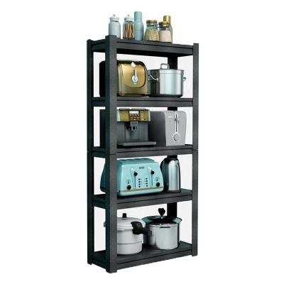 China Popular Home Metal Shelves In-Stock Steel Racks Multifunctional Space Saving Furniture Kitchen Storage Organizer for sale