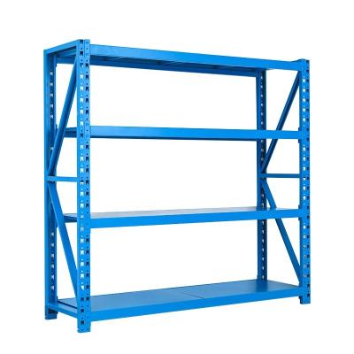 China Heavy Duty Corrosion Protection Top-Fly Metal Storage Industrial Stacking Shelving Rack And Units Warehouse Adjustable Cube Rack for sale