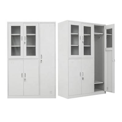 China Top-fly Almirah Design 5 Doors Special Steel File Storage Cabinet, Staff Metal Locker For Office H1850*W1180*D500mm for sale