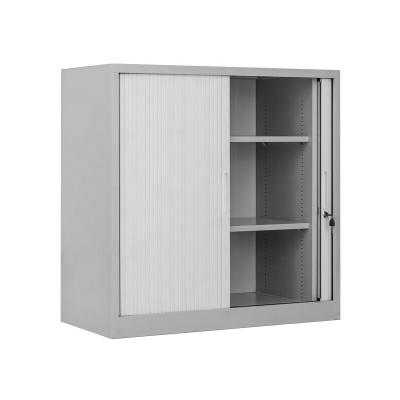 China Adjustable Factory Price Office Furniture Manufacturer Gray White Rolling Door Short (Size) Steel Filing Cabinets For Sale for sale