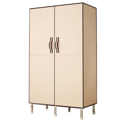 China Wholesale Cheap Foldable Bedroom Furniture Easy Gather Foldable Fabric Wardrobe Cabinet For Rental Bedroom for sale