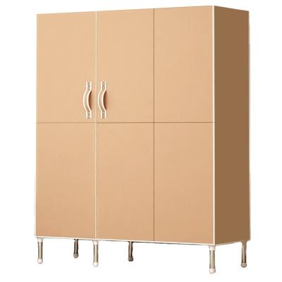 China Foldable Wholesale Foldable Cheap Hanging Assemble Fabric Wardrobe For Apartment for sale