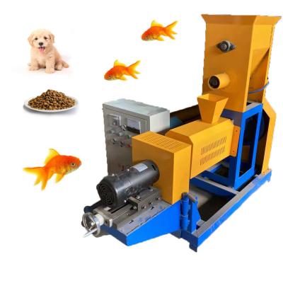 China Fish feed extruder pet dog food production line for sale