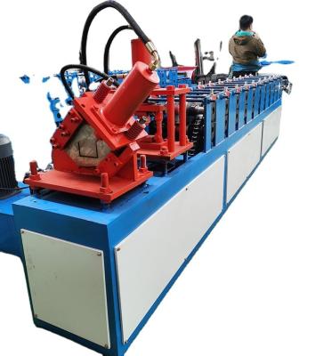 China Frame CAD Roll Forming Machine Prefabricated Villa House C89 Light Steel C Z U Steel Door Purlin Forming Machine for sale