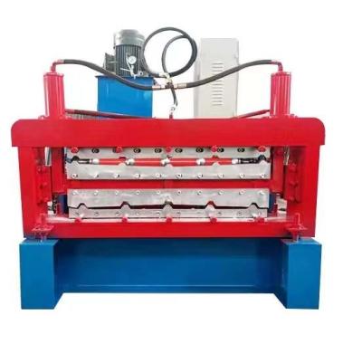 China Factory direct supply color steel galvanized metal aluminum glazed IBR roof sheet profile metal glazed tile roll forming machine for sale