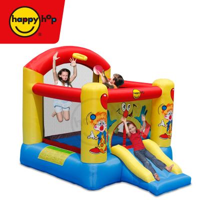 China Clown Toys Swiftech happyhop 9304Y-Clown slide and circle bouncer, bouncy castle for kids, castle bouncer with slide for sale