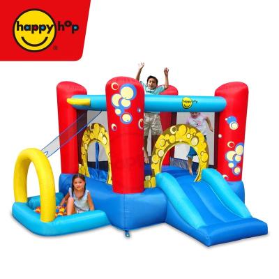 China Inflatable Game Center-9214 Inflatable Bouncer Happy Hop Inflatable Bubble 4 In 1 Inflatable Game Center Bouncer With Slide for sale