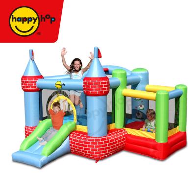 China Inflatable Bouncer House Happyhop Bouncer With Slide Castle Bouncer -9112 With Barnyard Ballpit for sale