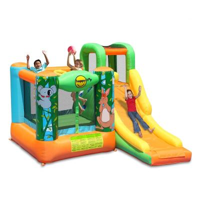 China Hop Bouncer-9171N Inflatable Happy Inflatable Jungle Bouncer Jumping Castle,Indoor Inflatable Bouncers For Kids,Animal World for sale