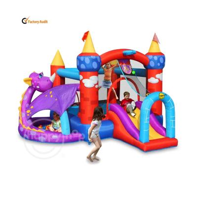 China Inflatable Bouncer Happy Hop Inflatable Bouncer 9022--Fantasy Dragon Air Castle Inflatable Bouncer Castle and Jumping House for sale