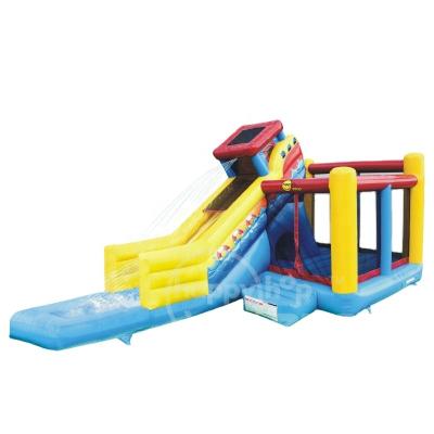 China Swiftech Happyhop Pro Slide-1020P Wet & Dry Bouncer Slide Navigation Slide Bouncer with Detachable Pool for sale