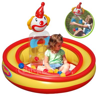 China Ball-ball Pool With Magic Inflatable Clown Air Game Around Pool 8101 Clowning Around Play Pool for sale