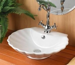 China Luxurious modular bathroom furniture water basin for sale