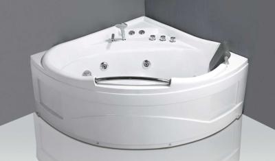 China Two comfortable headrests hottub corner bathtub for sale