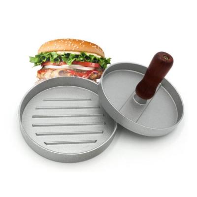 China Perfectly Shaped Viable Burger Meat Maker Hamburger Tools Non Stick Manual Burger Patty Maker Press for sale