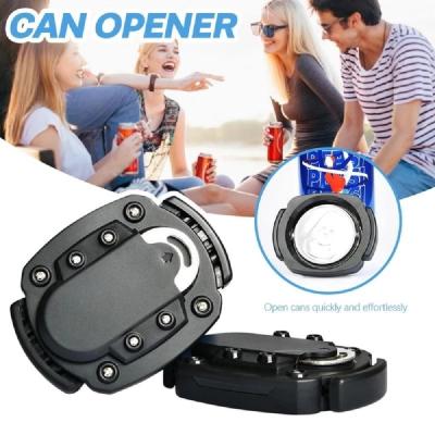 China Portable Viable Cola Can Opener 2 in 1 Canned Beer Beverage Bottle Opener Tool Without Aluminum Chips Falling for sale