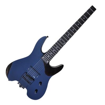 China All Player Flyoung Black Headless Electric Guitar Custom Rosewood Fretboard Stringed Instruments for sale