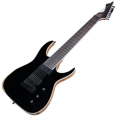 China All Player Flyoung Black 8 String Electric Guitar Stringed Instruments Ash Body for sale