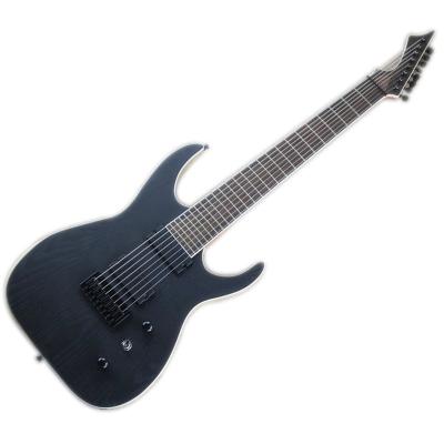 China Ash Factory Outlet 8 Matte Black Electric Guitar Strings 24 Frets, Rosewood Fingerboard for sale