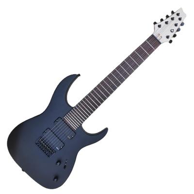 China All Flyoung Player Matte Black 8 Strings Electric Guitar Stringed Instruments Rosewood Fretboard for sale