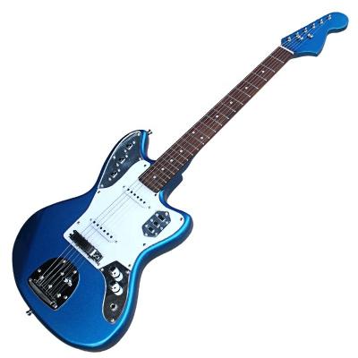 China Wholesale Blue 6 Strings High Quality Wholesale Metal Musical Instrument Player Flyoung Electric Guitar Electric Guitar for sale