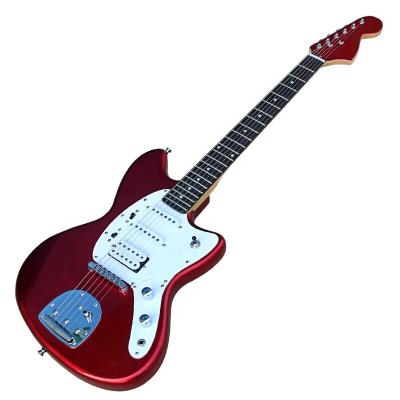 China All Player Flyoung Electric Guitar Professional 6 Strings Electric Guitar Metal Red Color High Quality Guitar for sale