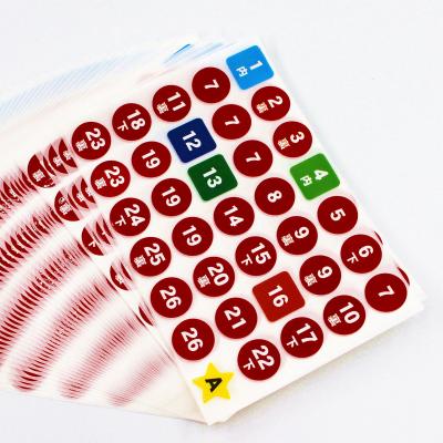 China Waterproof 10mm Color Dot Stickers For Cosmetic Bottle Bottom Labels Packaging Label for sale