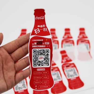 China Paper Sticker Logo Sticker Waterproof Adhesive Adhesive for QR Code Labels for sale