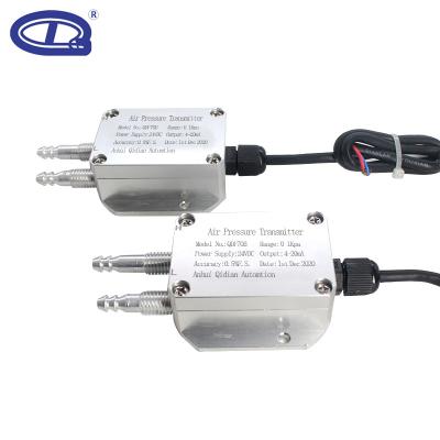 China Differential Pressure Transducer -10-0-10Kpa 4-20mA Wind Pressure Differential Transmitter Air Gas Sensor for sale