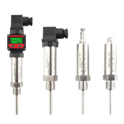 China SS304 PT100 Thermal Resistance Temperature Transmitter Oil Temperature Probe With 4-20mA Output for sale