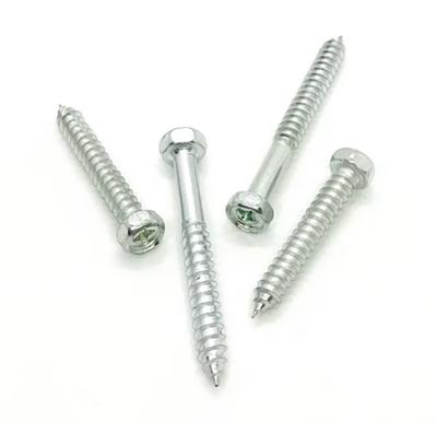 China Sofa Use M8 Head Hexagon Recess Tapping Screws Furniture Screws Flange Self Tapping Screw Thread Hex Cross Fine Cross Head Recess for sale