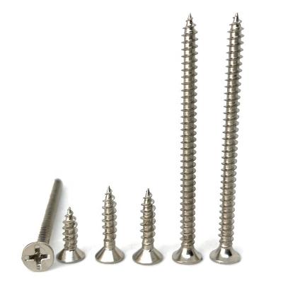 China Nickel Plating Hardened Steel Flugelhorn Furniture M4 Flat Mount Fiberboard Chipboard Metric Fully Threaded Head Screw for sale