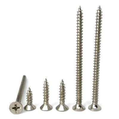 China MDF Flat Screw Production Line All Size M4 Nickel Plating Bugle Head Fiberboard Chipboard Screw For Wood for sale