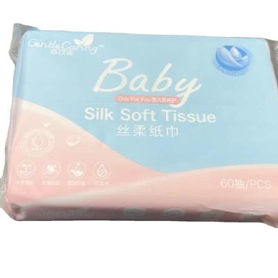 China Silk Soft Tissue Paper Fluff Pulp Facial Tissue Soft Pure High Class Product Of Soft And Toughness for sale