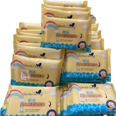 China Baby Skin Cleansing China Competitive Hot Selling Baby Wet Cloth High Quality Wet Towels For Baby for sale