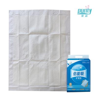 China Plain Weave Disposable Incontinence Absorbent Underpad For Elderly for sale