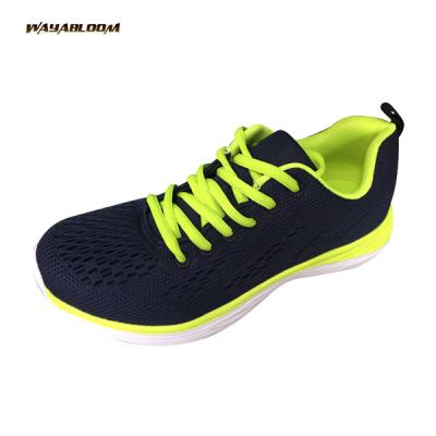 China EVA New Style Comfort Fly Knit Flexible Women Men Jogging Shoes for sale