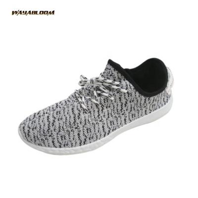 China Fashion Flexible Woven Knitted Breathable Knitted Casual Running Shoes for sale