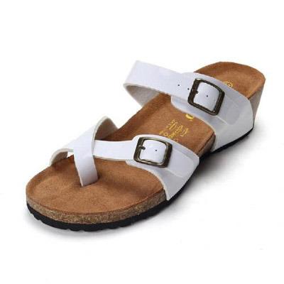 China Good Quality Anti-Slippery Women Tilt To Heel Fashionable Cork Sandals for sale