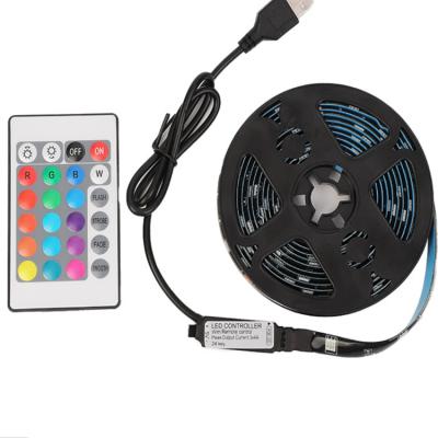 China Residential IP65 waterproof 5050 60leds/m led strip light usb 2M RGB DC5V neon strip light universal ambilight led tv backlight panel for sale