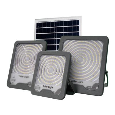 China High Lumens IP66 SMD2835 Outdoor Garden Waterproof Solar Floodlights with 200w Solar Sensor Spotlights with Remote Controller for sale