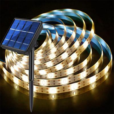 China DC3.7V 2835SMD Garden Water Proof Solar Heavy Duty Flashing Rope Light With Ground Spike for sale