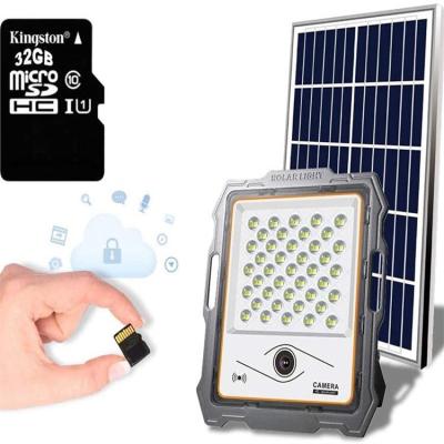 China Good Quality Remote Control IP67 1080P 100w Garden Wireless Solar Flood Light With Wifi CCTV Camera for sale